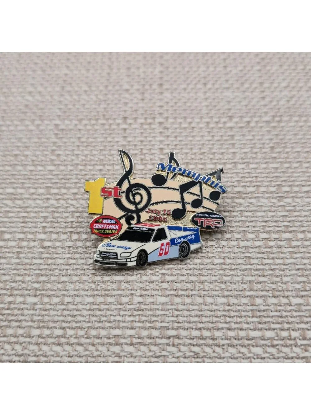 2006 Jack Sprague Memphis Winner NASCAR Truck Series Toyota TRD Pin A8032